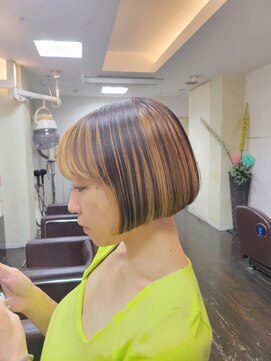 榮美容室 本店 ワンレングスボブ
