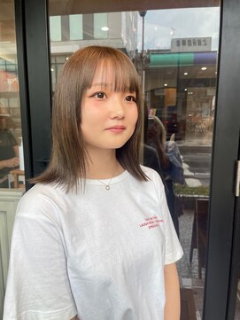 ボアップ 松山店(boappu) #ミルクティーベージュ#ダブルカラー