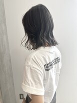 ヨーク(YOKE)&nbsp;YOKE 大人ボブ切りっぱなしボブアッシュグレージュケアブリーチ