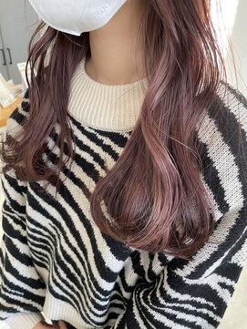 ジジ チーク 栃木(Gigi cheek) ピンク×ピンクのインナーカラー◎