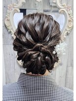 ラピスラズリ(Lapis Lazuli)&nbsp;アップスタイル　20 （ヘアセット専門店　下通　熊本）