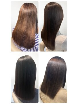 美容室フルール 20代30代40代髪質改善トリートメント艶感ストレート透明感