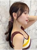 韓国風前髪×レイヤーカット【髪質改善/仙台/レイヤーカット】