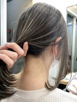 キラ 渋谷(KILLA)&nbsp;コントラストハイライト/レイヤーカット/白髪ぼかし/前髪表参道