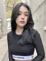 ニューヨークニューヨーク 梅田茶屋町店(NYNY)&nbsp;オリーブグレージュ　大人可愛い　ブリーチ一回　セミロング