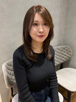 ジルバイジアン(JILL by GIEN)&nbsp;顔まわりレイヤー/ケアカラーブラウン