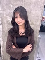 キング(K!ng)&nbsp;縮毛矯正髪質改善ハイライトレイヤーカット楠葉美容室エクステ