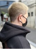 バズカットボウズ明るめオリーブベージュハイトーンミルクティー