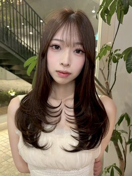 クム(kumu) 【kumu】韓国風/レイヤーカット/透明感/ロング/艶感/グレージュ