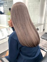 サンクマーケット 渋谷(cinq MARKET) 渋谷ミルクティーベージュハイトーンカラーヘーゼルベージュ30代