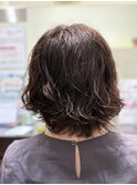 ショートボブ×パーマ