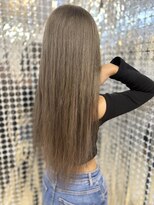 ヘアクリエイト ブラス Hair Create BRAS&nbsp;シールエクステ×グレージュカラー