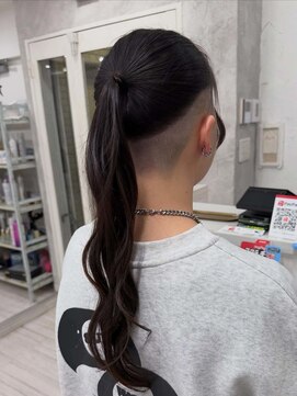 プライズ 表参道原宿店(prize) ツーブロックポニーテール20代30代40代
