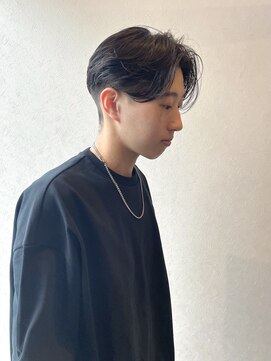 ラフ バイ マグ 南松本(R.A.F. by Mag) センターパートニュアンスパーマワンカールパーマカルマパーマ