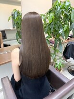 バランス 新宿(balance)&nbsp;☆大人可愛い☆小顔ロング×ミルクグレージュ×最高艶カラー