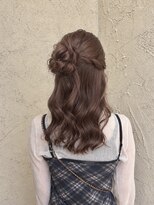 プリモ リコ(Primo.rico)&nbsp;ハーフアップ　くるみちゃんヘア