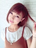 メモ 武蔵小杉(memo)&nbsp;耳かけひし形ショートボブ【武蔵小杉美容院　memo】