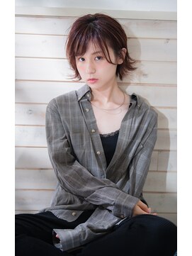 ネオリーブサイン 大森店(Neolive sign) 7トーンカシスピンクの【外ハネボブ】　1