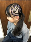 ラメ紐Mixコーンロウ