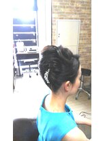 キュア ラボ バイ ヴィア(Cure Labo×via)&nbsp;夜会巻きアレンジ