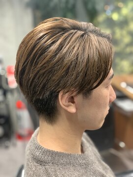 シェル 吉祥寺(shell) 韓国風_ツーブロックマッシュ_センターパートスタイル