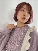 sheer pink × bob