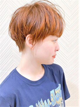 ビープ(beep) 個性的オレンジショートヘア♪【赤羽】