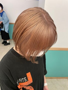 ゲーム 吉祥寺店(GAME) ダブルカラーオレンジベージュカラーケアブリーチ韓国ハイトーン