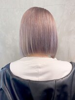 アルバム 渋谷パルコ(ALBUM)&nbsp;ソフトピンクグレー_チェリーブラウンフェミニンロング_ba393281