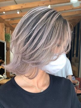 リード バイ ラグーン(LEAD by LAGOON) ミルクティーベージュダブルカラーインナーカラーケアブリーチ