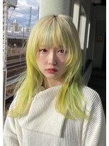 ディーン 名駅店(DEAN) ダブルカラー ブリーチカラー デザインカラー レインボーカラー