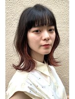 リアン(lien)&nbsp;☆lien.自由が丘 大橋☆くびれミディアム/インナーカラー/外ハネ