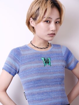 ヨファ ヘアー 芦屋店(YOFA hair) 似合わせカット小顔デザインカラーシルキーベージュ0703