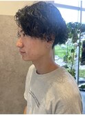 【王道波巻きパーマ】