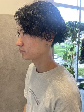 ガーデンエス 府中店(GARDENes) 【王道波巻きパーマ】