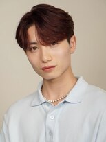 オーシャントーキョーオーバー 渋谷(OCEAN TOKYO OVER)&nbsp;韓国ヘアカルマパーマカルマバングセンターパート黒髪ウルフ