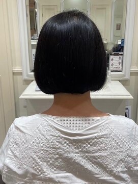 サロンドウィズ 本店 本八幡(Salon de With) ボブショート/艶感ボブ/トリートメントストレート◎30代40代50代