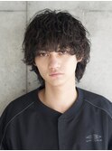 【fifth】緩めツイストスパイラルパーマ無造作束感ヘアメンズ