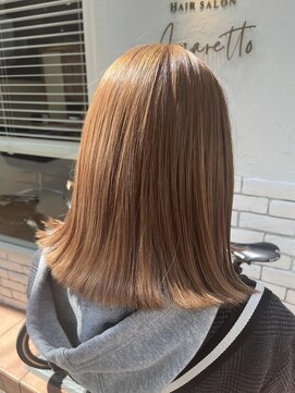 アマレット(Amaretto) 【ミルクティーベージュ×ダブルカラー】