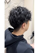 サロンドジョー(salon de joe) ツイストスパイラルパーマメンズ刈り上げ 奥東巧真