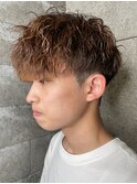 メンズマッシュツイストスパイラルパーマ