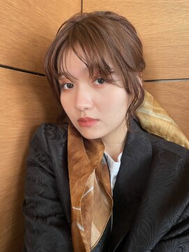 フィエルウメダ(Fier umeda) 梅田駅/ストールアレンジ  大人ポニーテール