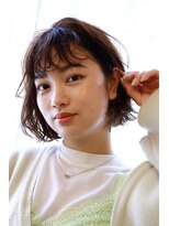 リリィ 北千住(Lily.)&nbsp;くせ毛風切っぱなしボブ♪
