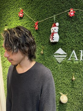 アバーブ ギンザ(Above Ginza) 20代30代40代50代◎波巻きパーマ/ハイライト