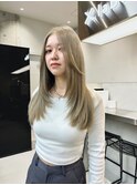 韓国風レイヤー／ハニーブロンド／ガールクラッシュ