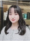 5大人可愛い20代30代40代50代小顔ロングレイヤー