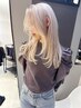 上質なデザインに♪カット＋ケアブリーチ+ケアカラー+2stepトリートメント