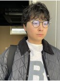 緩めパーマのラフマッシュ