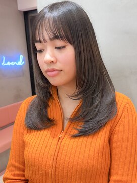 ロンドポレール 北千住(Lond polaire) メルティカラー似合わせカットウェーブミディアム縮毛矯正ボブ