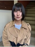 酸性ストレート×レイヤーボブ